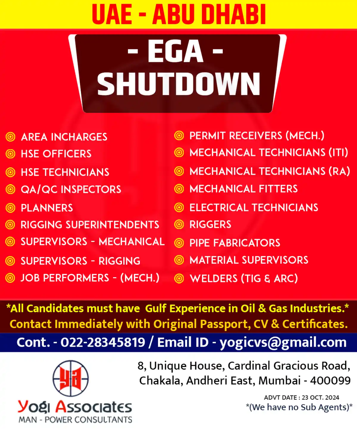 EGA Shutdown Project