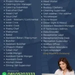 Gulfwalkin job Opportunities for a Catering Company in Qatar