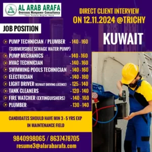 Urgent Hiring for Kuwait