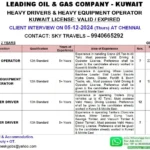 Heavy driver jobs in Kuwait - Gulf Spic Co.